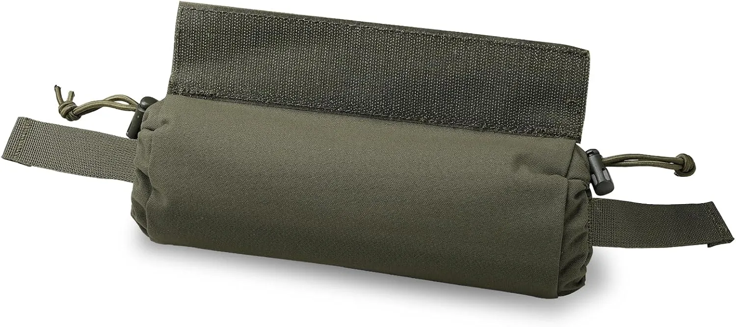 Ifak Medical Trauma Roll Up Drop Bag EMT First Aid Sub Abdominal Carrying Pouch with Hook-N-Loop Tactical First Aid Drop Pouch for Plate Carrier/Chest Rig Vest
