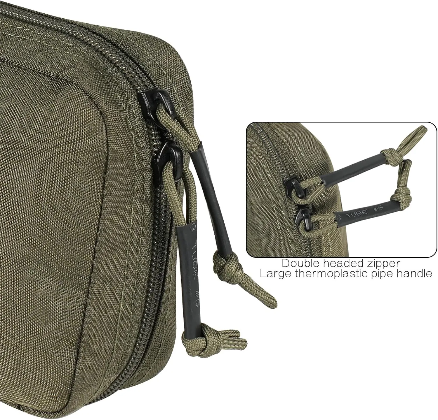Ifak Pouch-Rapid Deployment Tactical MOLLE Trauma Kit Pouches, Quick Release Tear-Off Medical First Aid Kit Organiser with Red Immediate Identify for Emergency Surviva Activities.
