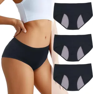 Incontinence Underwear for Women Washable Incontinence Underwear Absorbent Cotton Panties Bladder Leak Underwear for Women Teens