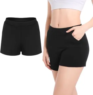 Incontinence Underwear for Women Washable - Women’s Leak Proof Underwear Reusable Incontinence Underwear for Women Bladder Control Incontinence Overnight Sleep Shorts Boyshort Black-M