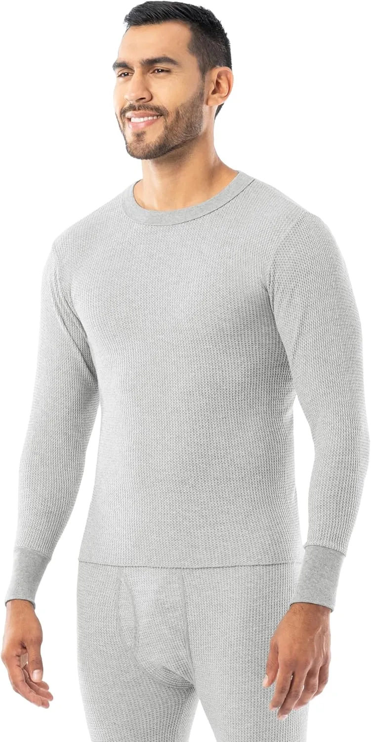 Indera Men's Traditional Waffle Thermal Underwear Long Sleeve Shirt