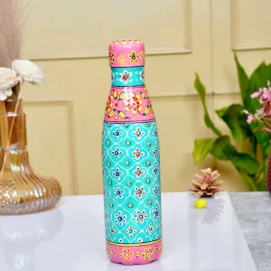 INDIA CRAFTS HUB Aluminium Water Bottle 27x7 Leakproof Reusable Flask for Hydration OnTheGo -21