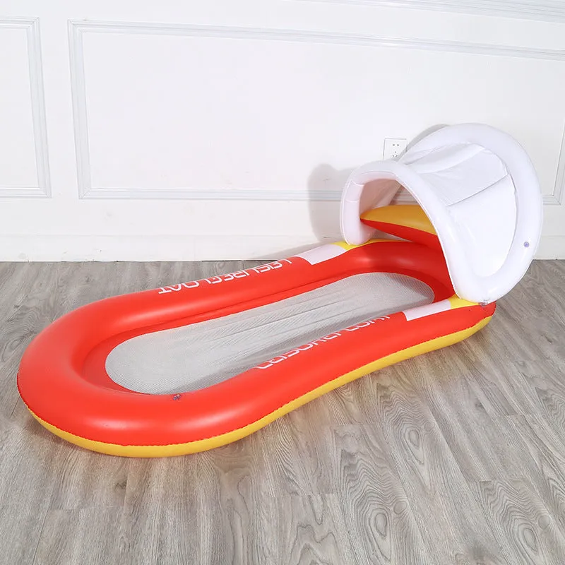 Inflatable Floating Bed with Canopy