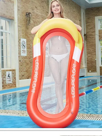 Inflatable Floating Bed with Canopy