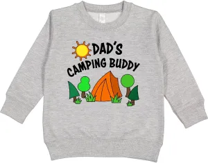 inktastic Dad's Camping Buddy Toddler Sweatshirt