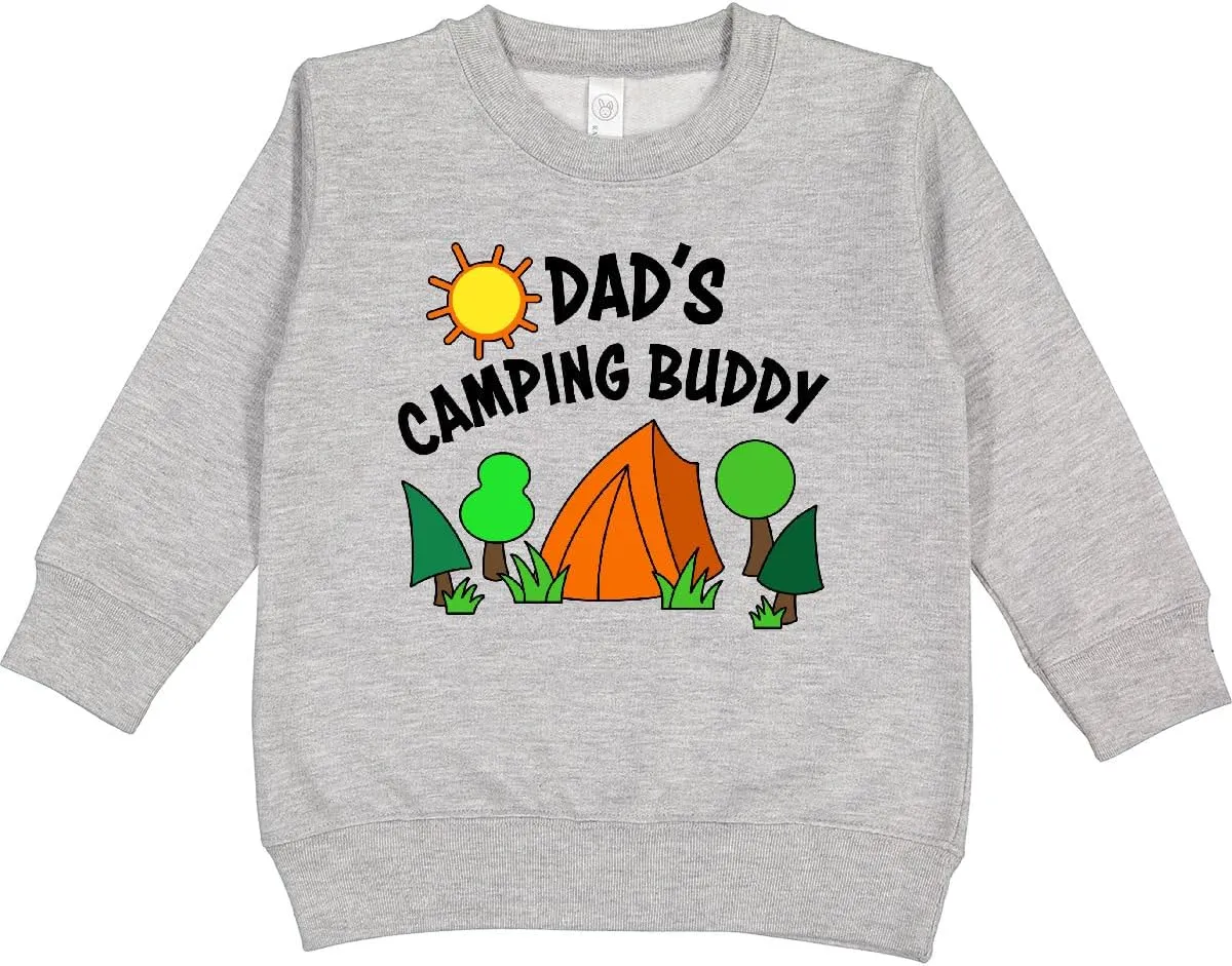 inktastic Dad's Camping Buddy Toddler Sweatshirt