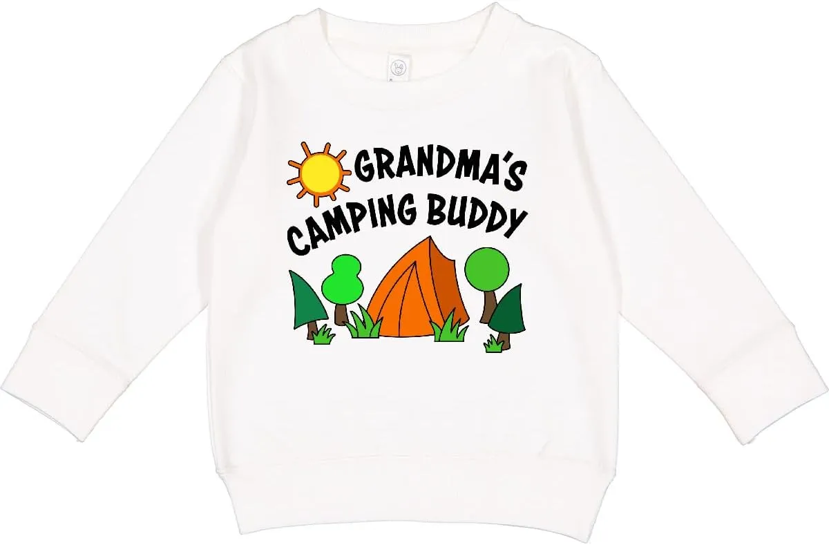 inktastic Grandma's Camping Buddy Toddler Sweatshirt