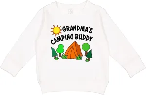 inktastic Grandma's Camping Buddy Toddler Sweatshirt