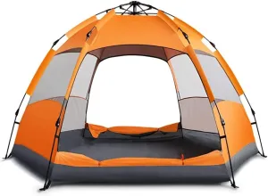 Instant Pop Up Tent,Family Camping Tent, Portable Tent Automatic Tent,for 4-5 Person Camping Hiking