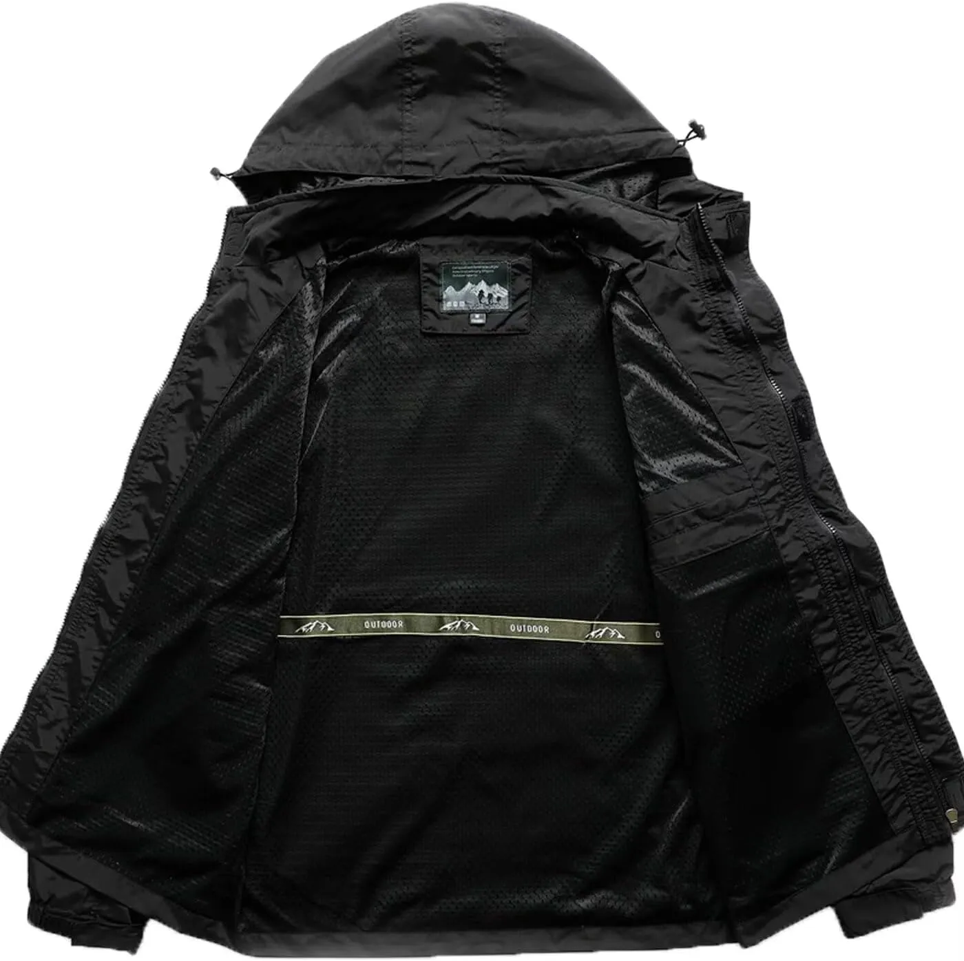 INVACHI Men's M65 Field Jacket Military Jackets for Men Outdoor Army Jackets with Multiple Pockets