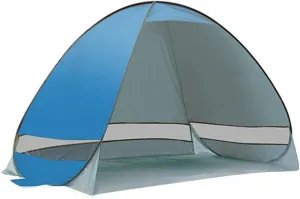 JHUS Portable Pop Up Beach Tent Sun Shade Shelter Camping Fishing Canopy Outdoor Camping Accessories Camping Gear Beach Accessories Beach Tent Canopy Tent Sun Shade Beach Canopy Camping essentia