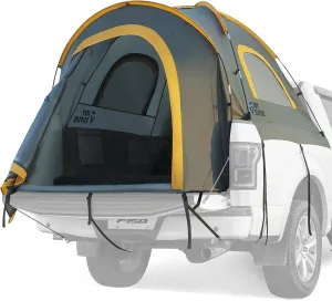 JOYTUTUS Pickup Truck 6.5' 2.0, Waterproof PU2000mm Double Layer for 2 Person, Portable Truck Bed Tent with Rainfly - Orange