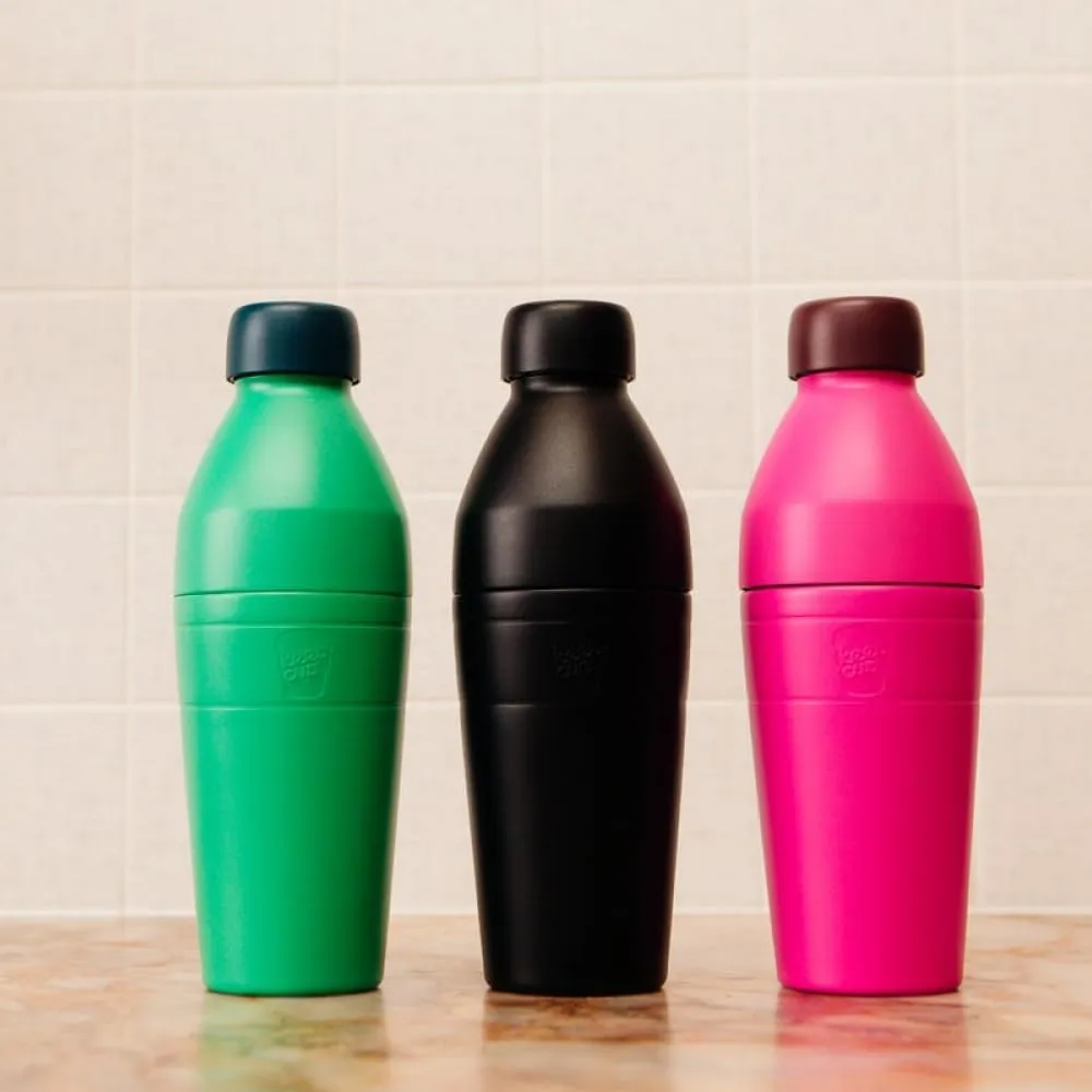 KeepCup Thermal Stainless Steel Water Bottle | Vacuum Insulated Travel Coffee Thermos Cup with Spill Proof Lid | Large | 22 oz / 660ml | Viridian