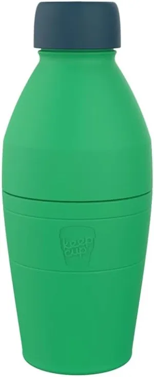 KeepCup Thermal Stainless Steel Water Bottle | Vacuum Insulated Travel Coffee Thermos Cup with Spill Proof Lid | Medium | 18 oz / 532ml | Black