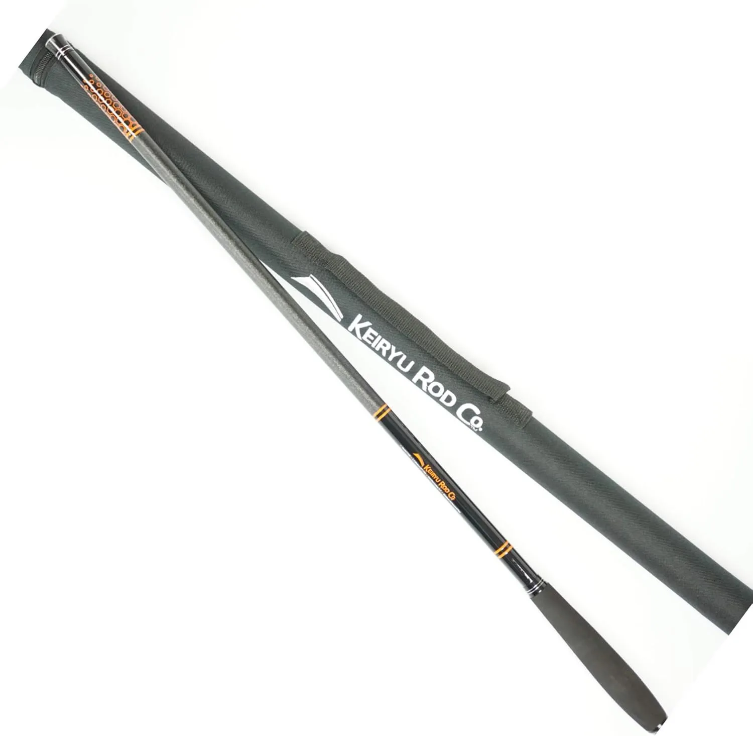 Keiryu Rod Co. T100 Rod. Telescopic 17.7 ft. Keiryu Fly Fishing Rod. Perfect for Euro Nymphing, Dry Flies, and Weighted Rigs. High Performance IM Carbon.