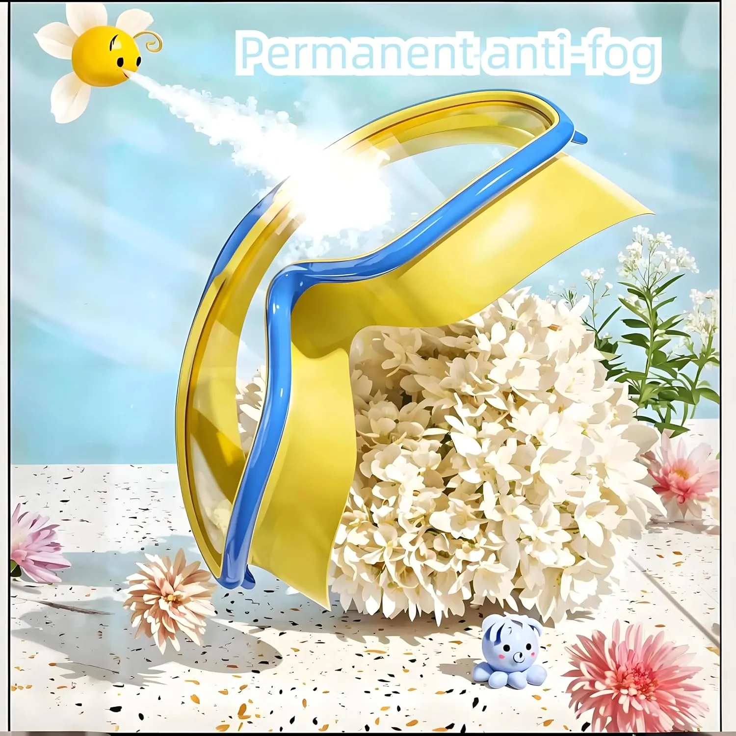 Kids Swim Goggles HD Children's Large Frame Waterproof and Anti-fog Swimming Goggless with Adjustable Straps for Boys Girls