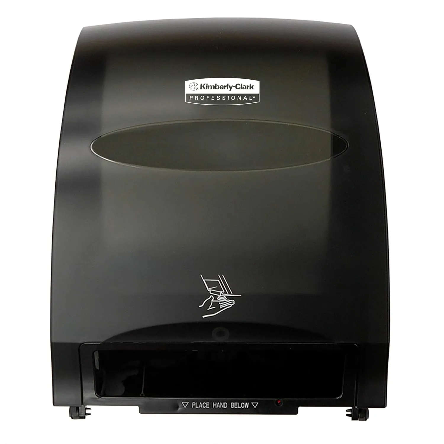 Kimberly-Clark Professional™ Automatic Hard Roll Towel Dispenser (48857), Smoke (Black), 12.70" x 15.76" x 9.57" (Qty 1)