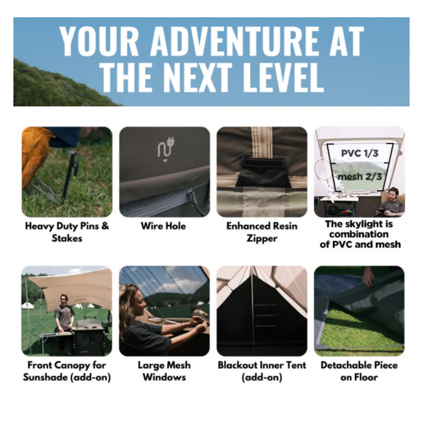 KingCamp KHAN VILLA Glamping Tent
