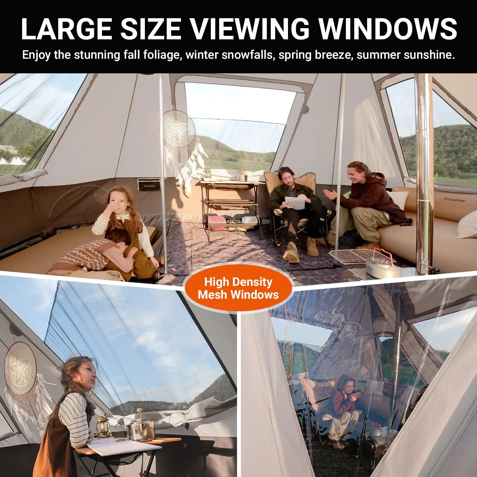 KingCamp KHAN VILLA Glamping Tent