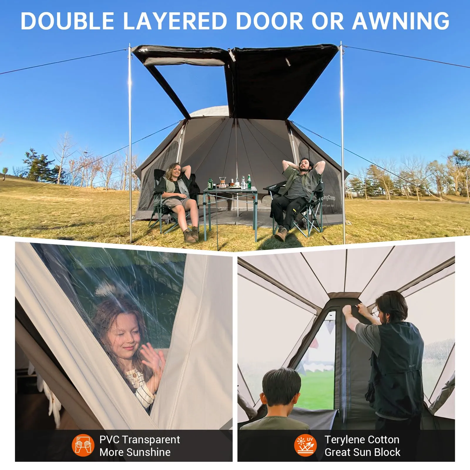 KingCamp KHAN VILLA Glamping Tent