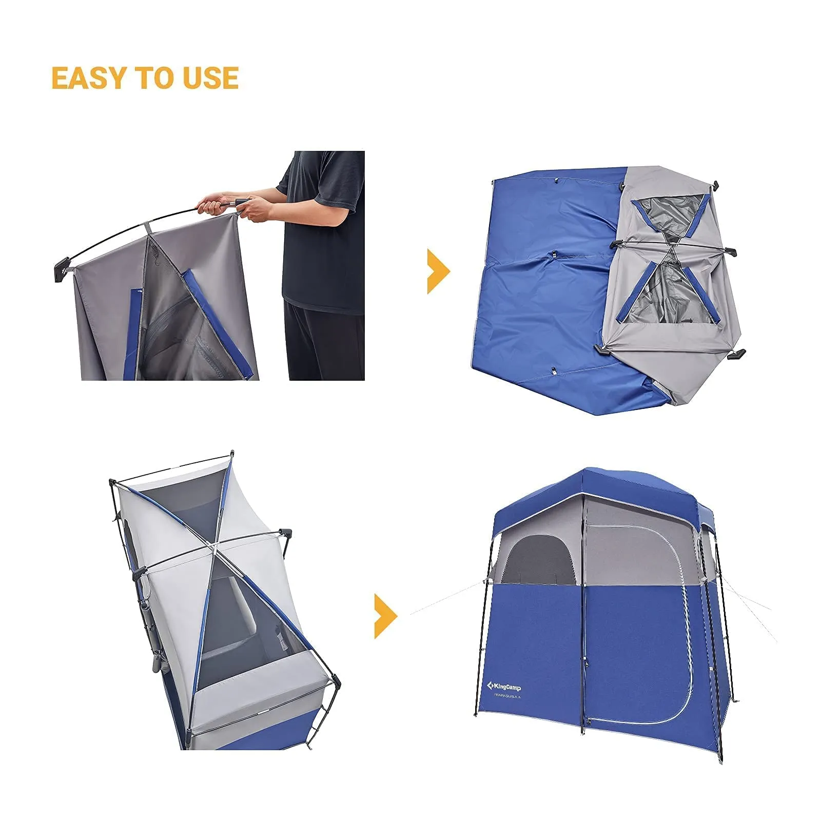 KingCamp MARASUSA Two-Person Shower Tent