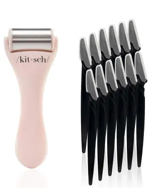 Kitsch Ice Roller & Dermaplaning Tool Set with Discount
