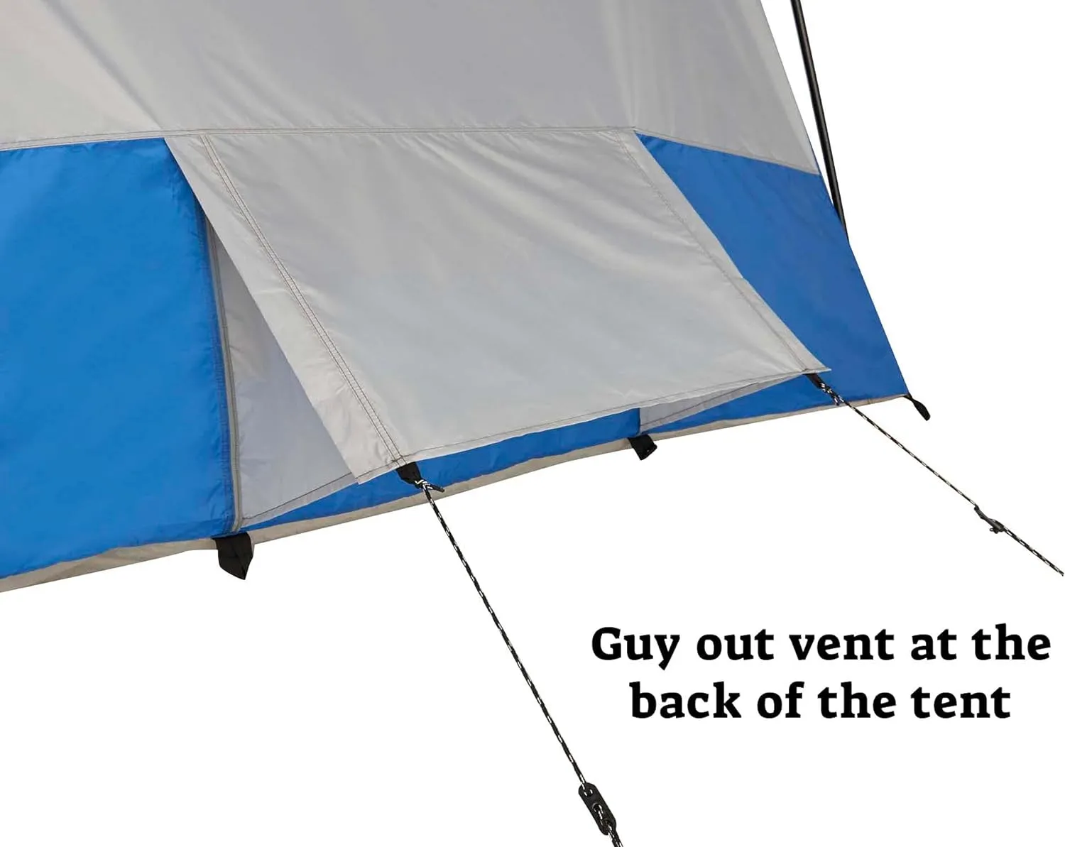 Klondike 8 Person Water Resistant Tent with Convertible Screen Room for Family Camping