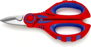 Knipex 95 05 10 SB Electricians' Shears with Multi-Component Grips, fibreglass-Reinforced 160 mm (Blister Packed)