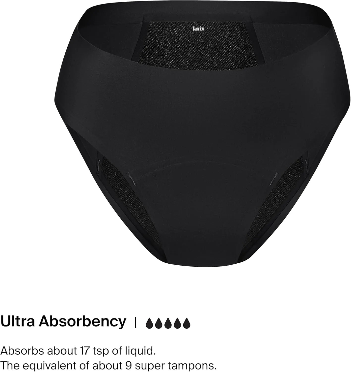 KNIX Zones  Back Coverage Ultra Leakproof Bikini Underwear