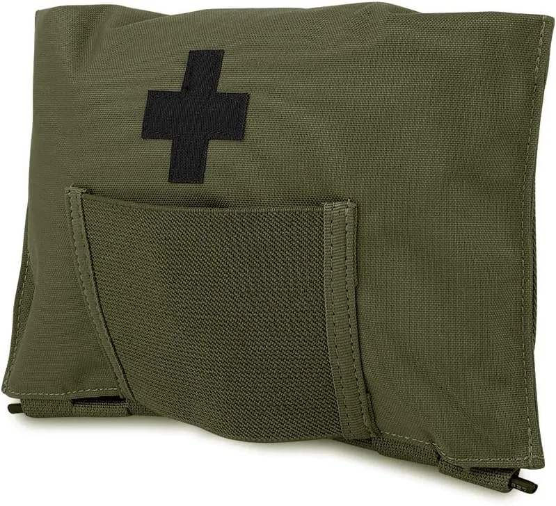 KRYDEX Tactical Blow Out Kit Bag Medical Pouch First Aid Bag IFAK Pouch with MOLLE and Belt Loop