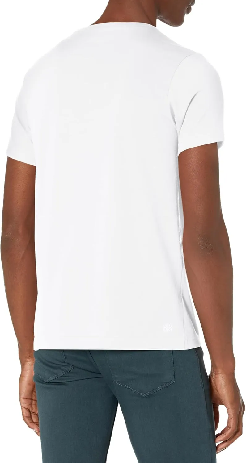 Lacoste Men's Short Sleeve Regular Fit Ultra Dry Croc Graphic Tee Shirt