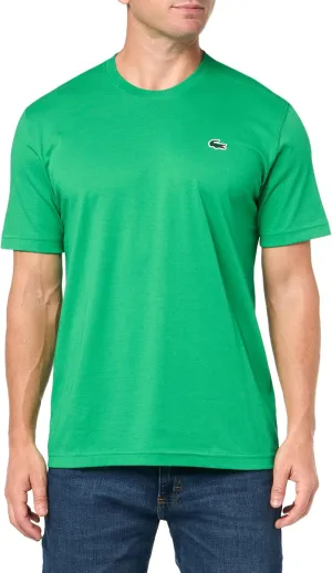 Lacoste Men's Ultra Dry Cotton Sport T-Shirt, Bright Green, Large