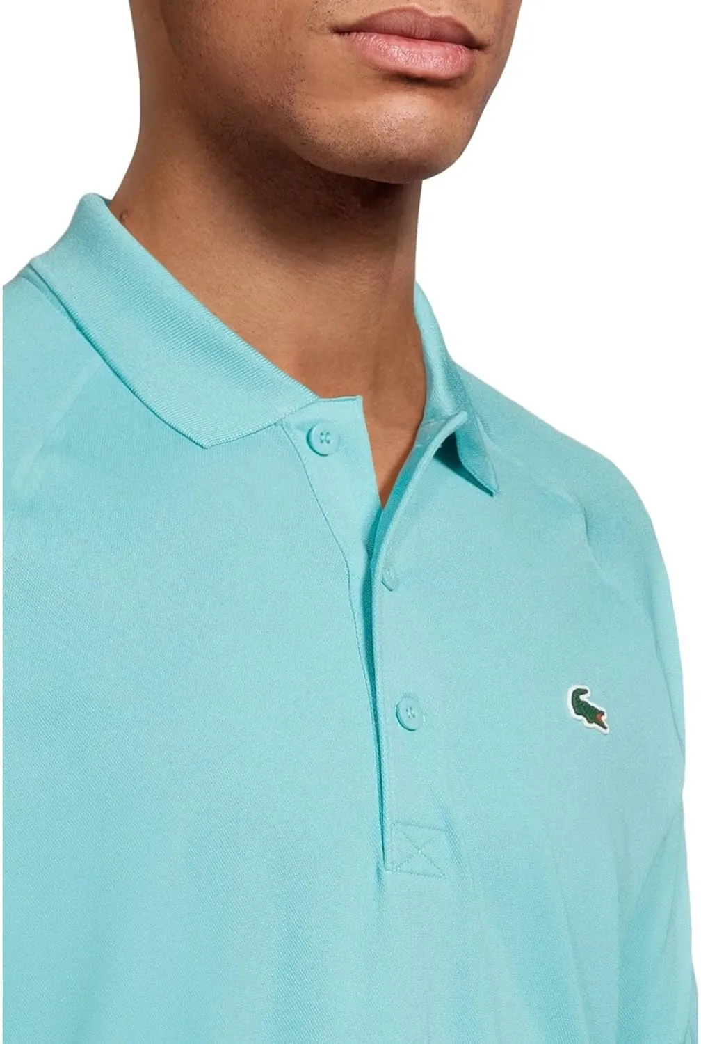 Lacoste Men's Ultra Dry Raglan Sleeve Polo Sport Short