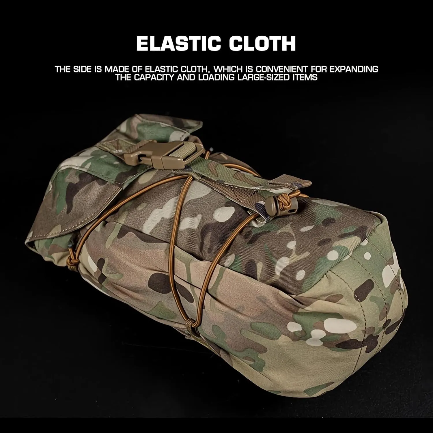 Large Capacity Tactical GP Pouch General Purpose Utility Pouch MOLLE Sundries Recycling Bag Dump Pouch Multi-Function Tool Storage Bag