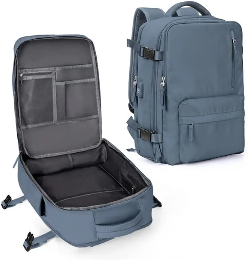 Large Capacity Travel Bag, Toiletry Bag, Portable Storage Bag, Backpack Sea Blue