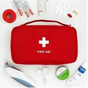 Large Empty First Aid Kit – Portable Emergency Bag for Outdoor Survival, Disaster & Home/Car Medical Storage