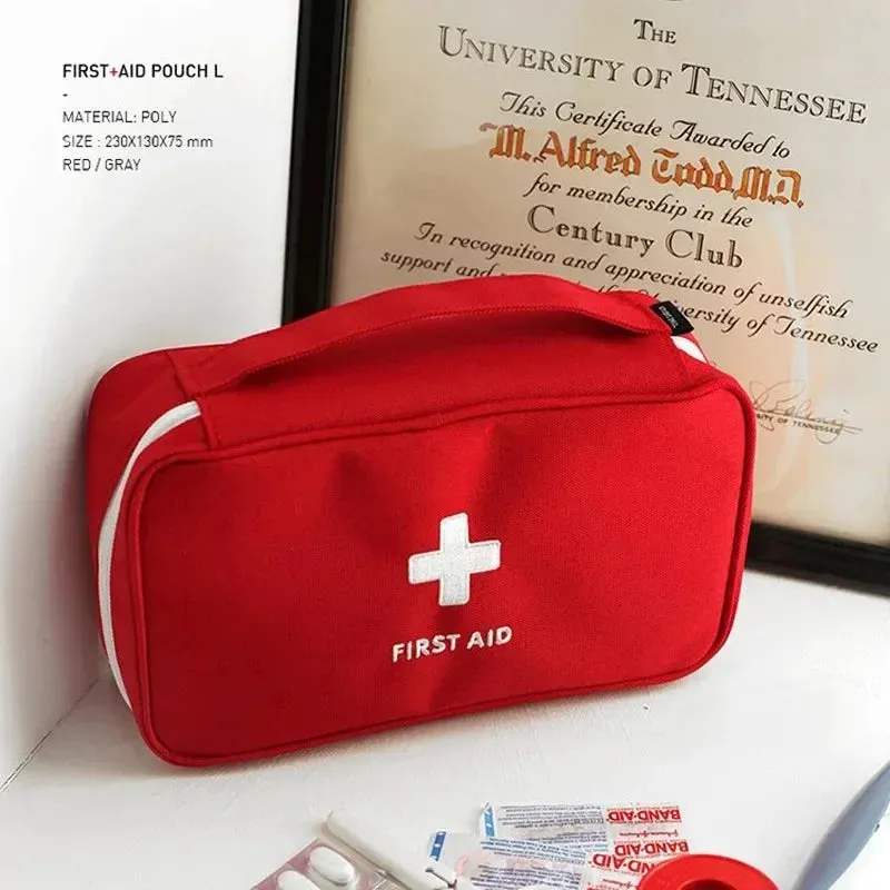 Large Empty First Aid Kit – Portable Emergency Bag for Outdoor Survival, Disaster & Home/Car Medical Storage