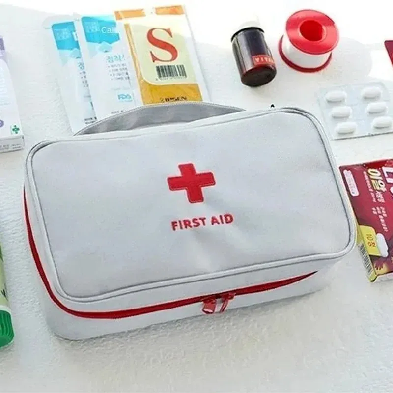 Large Empty First Aid Kit – Portable Emergency Bag for Outdoor Survival, Disaster & Home/Car Medical Storage