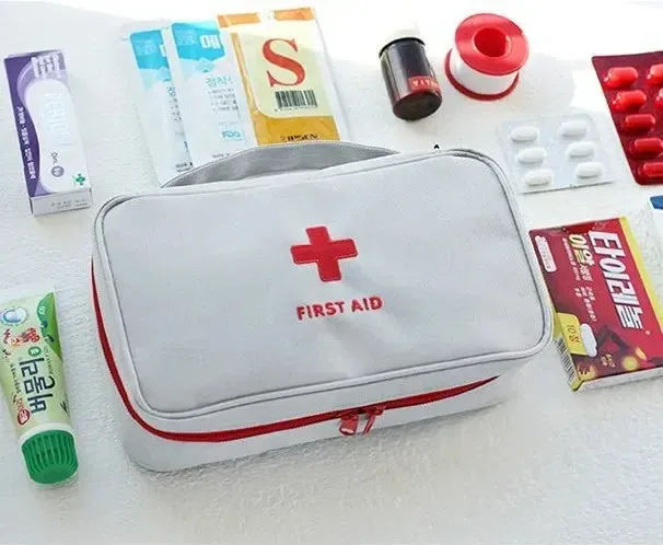 Large Empty First Aid Kit – Portable Emergency Bag for Outdoor Survival, Disaster & Home/Car Medical Storage