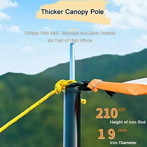 Large Family Tents for Camping 8-12 Person with Living Area, Portable Instant Tent with Removable Rainfly, Waterproof, Big Automatic Tent for Outdoor, 430*305*200cm, Khaki