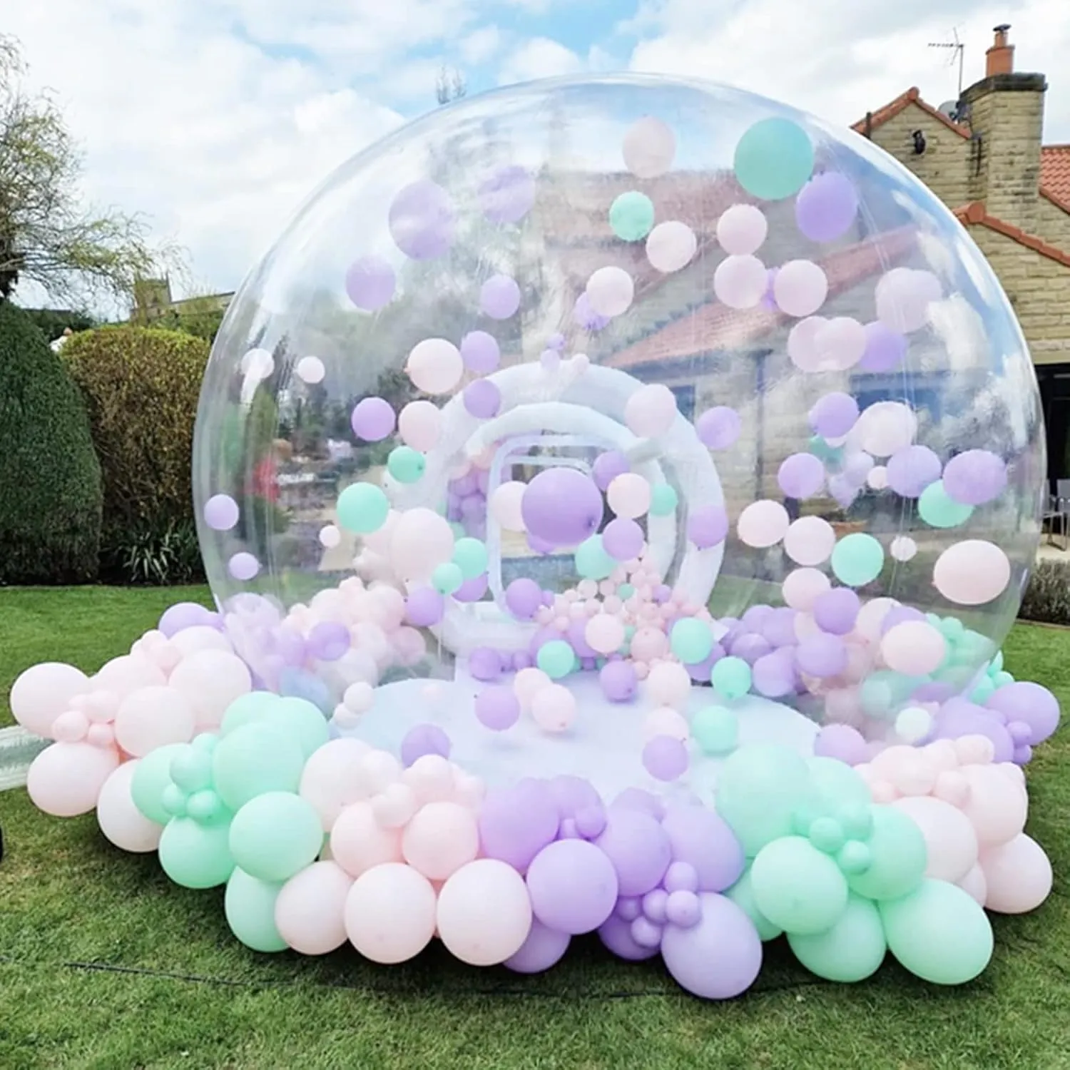 Large Inflatable Bubble House - Transparent Waterproof Tent for Camping & Events