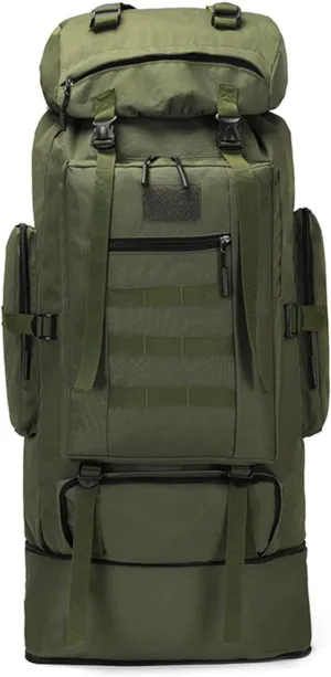 Large Military Backpack, Hiking Backpack 100L Outdoor Backpack Waterproof Trekking Backpack for Travel, Cycling,