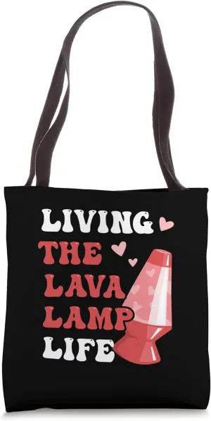 Lava Lamp Life Collector 70s Hippie Vintage Tote Bag