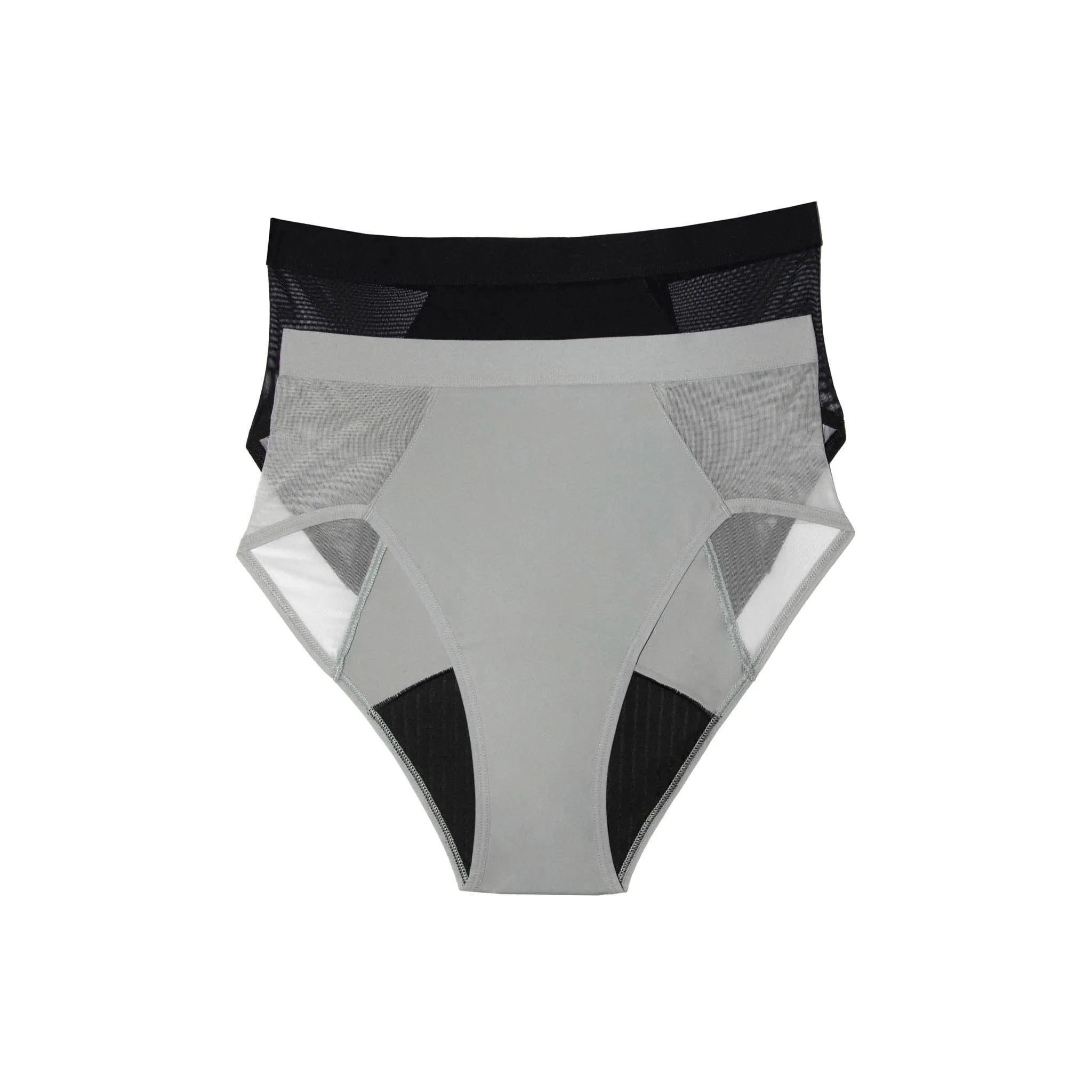 Leak Proof French Cut High Waist: Black