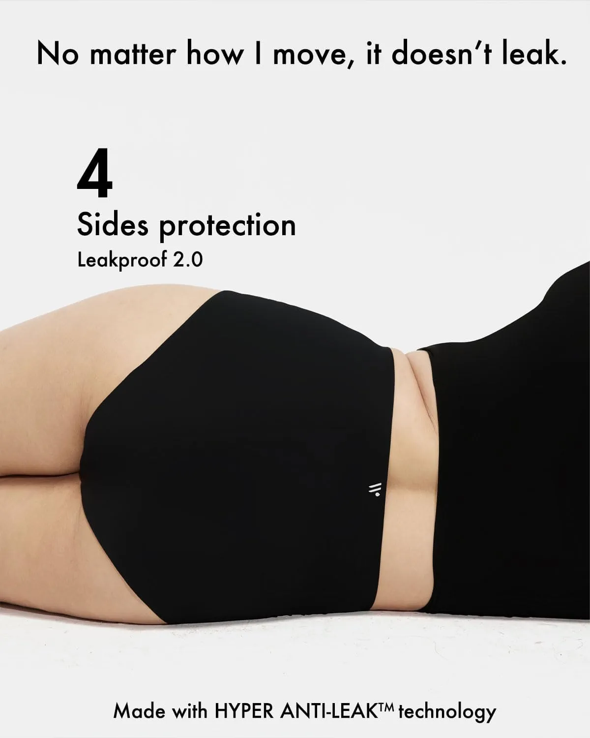 LEAKPROOF2.0 High Waist Ultimate Absorbency Incontinence Underwear for Women|Period Underwear Heavy Flow Holds 10 Tampons