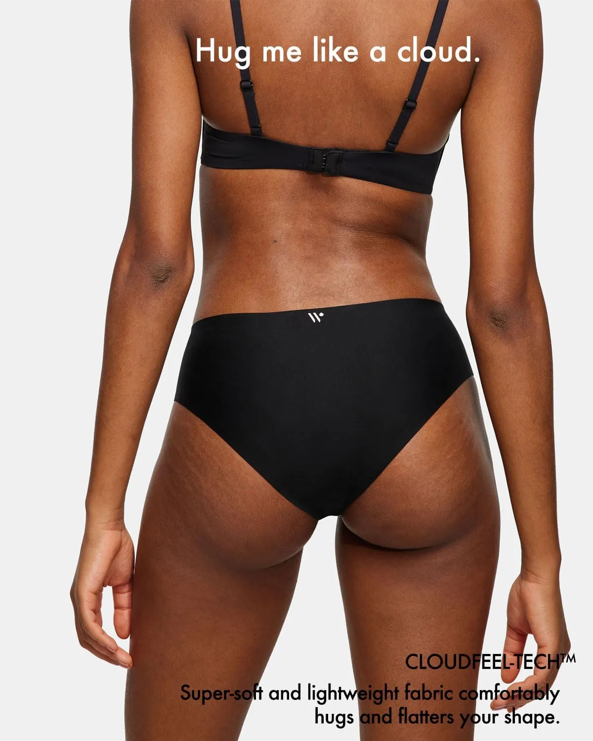 LEAKPROOF2.0 Seamless Bikini Period Underwear for Women | Period Panties Holds 6 Tampons | Mild Incontinence Leak Proof Underwear (S/M, 3-Black)