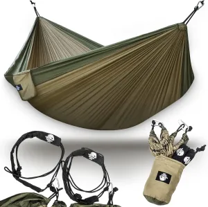 Legit 2 Person Camping Hammock - Double Tree Hammock - Portable & Heavy Duty - Perfect for Outdoor & Travel