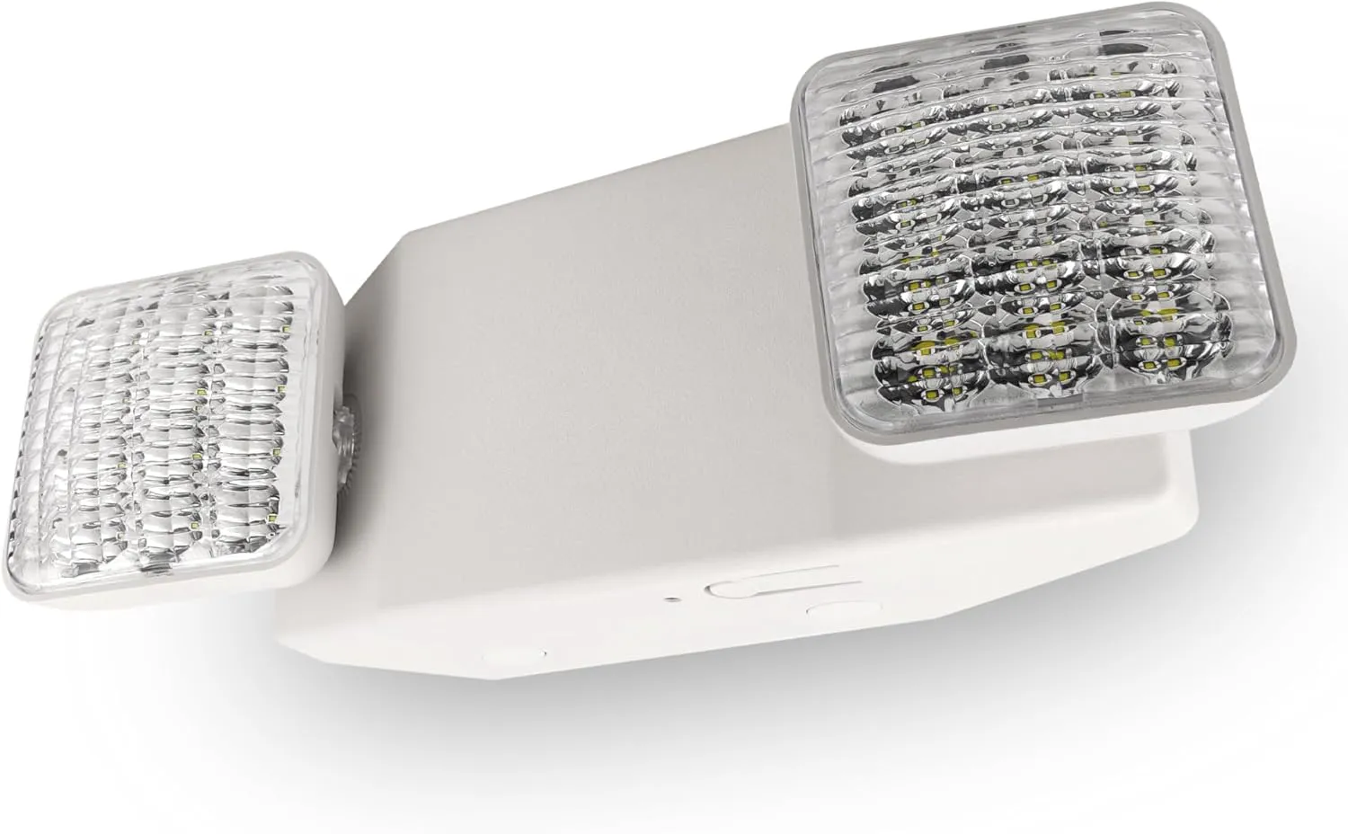 LFI Lights - UL Certified - Hardwired LED Standard Emergency Light - Square Head - EL2WBB
