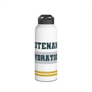 Lieutenant's Hydration: Insulated Water Bottle – Stainless Steel, Standard Lid, BPA-Free, 12oz, 18oz, 32oz (32oz)