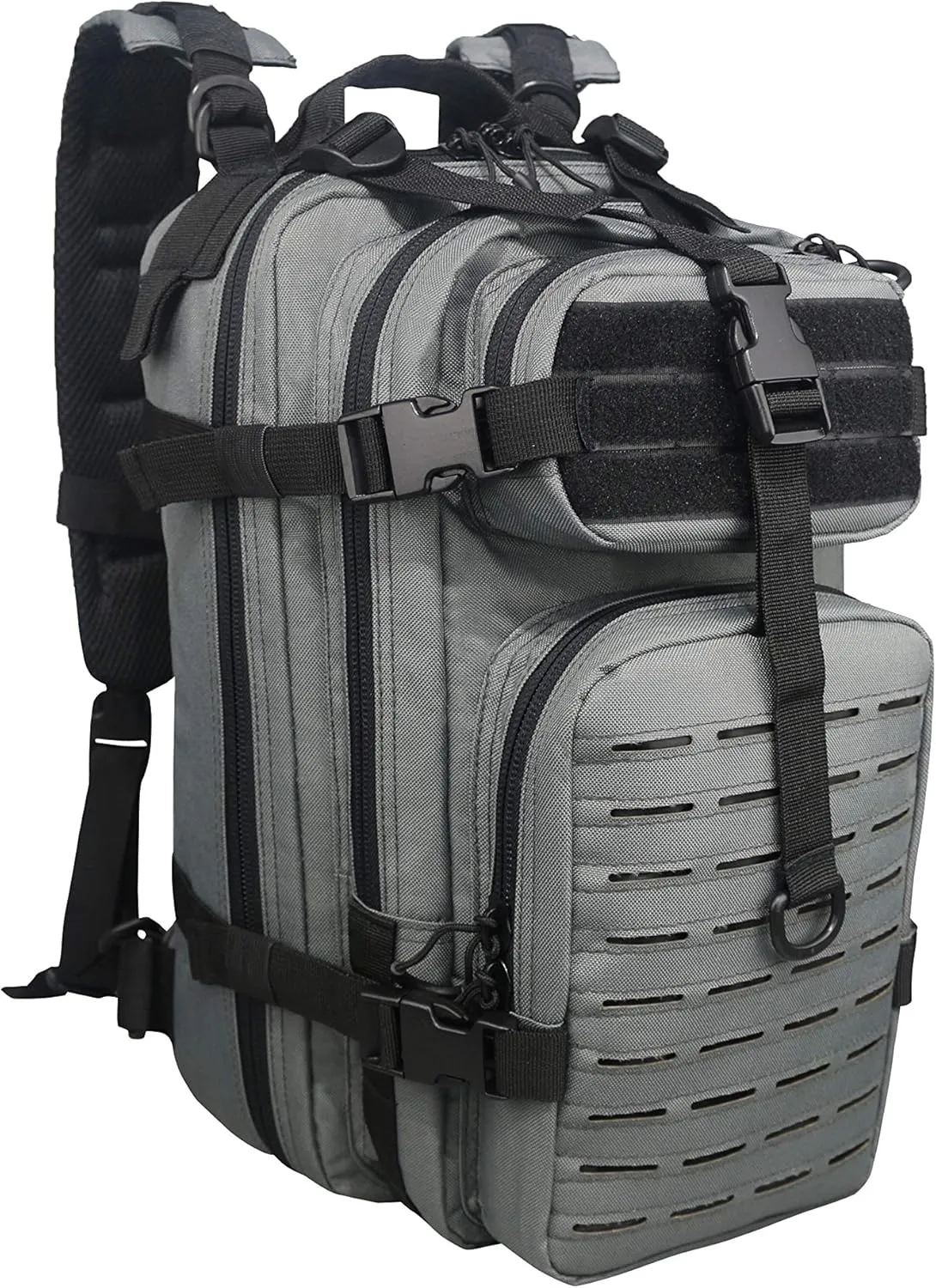 Lightning X Stocked EMS/EMT Trauma & Bleeding First Aid Responder Medical Backpack   Kit (Grey)